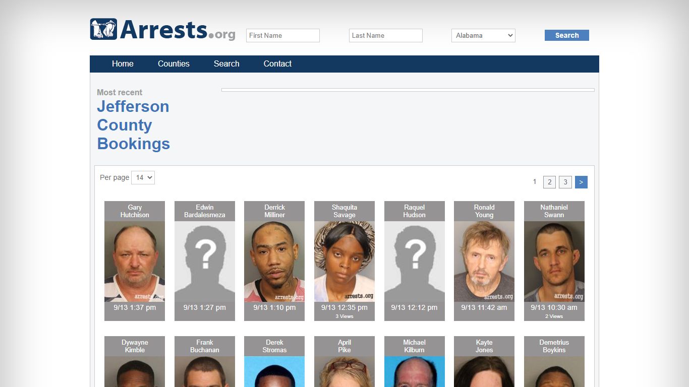 Jefferson County Arrests and Inmate Search